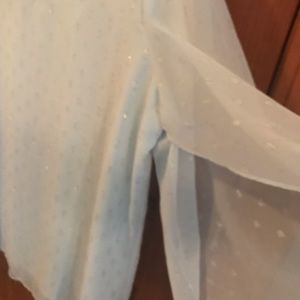 Krazy Kat El Silver Bar Tunic: Aqua New with tags